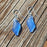 Earrings - Wave Drops - Light Sapphire - SLS