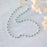Faceted Turquoise Choker Necklace: Gold Plated