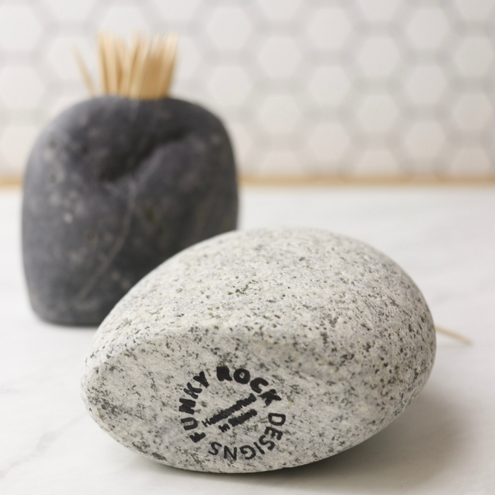 Stone Match Striker & Toothpick Holder