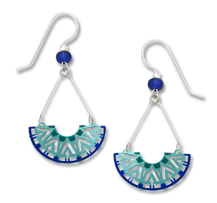 Turquoise & Blue Half Circle