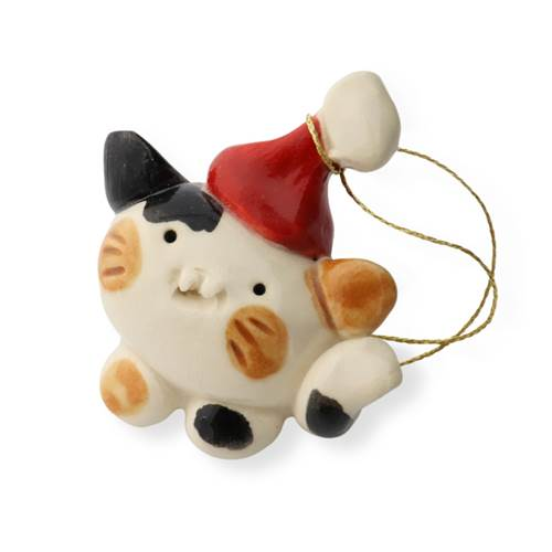 Ornament - Santa Fat Cat - LG