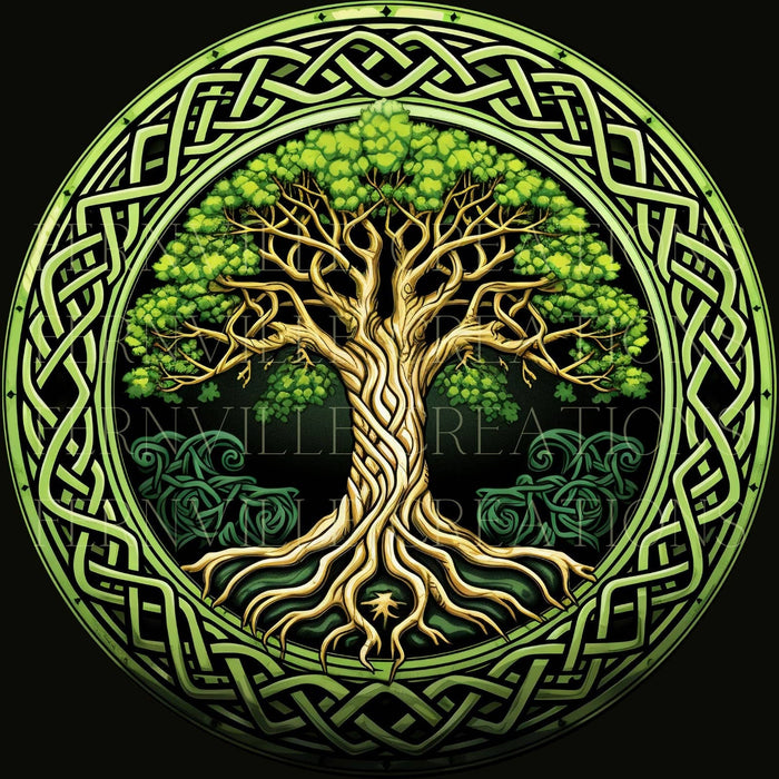 Coaster - Celtic Tree of Life Ceramic Coaster - FC