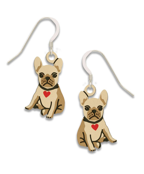 Bulldog Puppy w/ Heart Collar