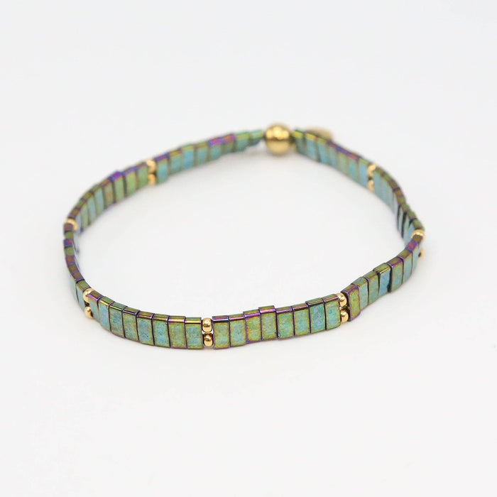 WHISPERING PINES - Tila Bead Bracelet | Single: 6.50 Inches - M