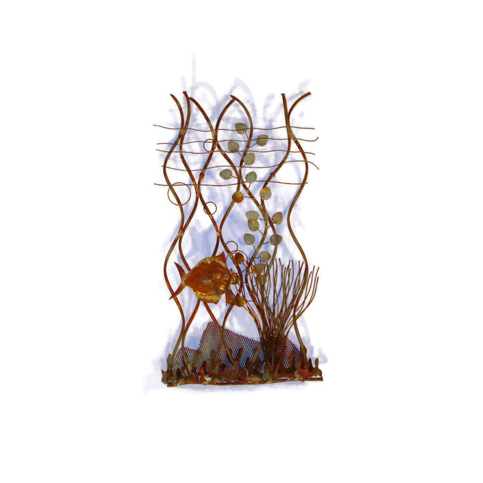 Metal Wall Sculpture - Aquarium - Small