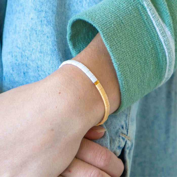 ATTRACTION - Tila Bead Bracelet | Single: 6.50 Inches - M