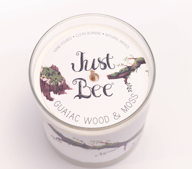 Guaiac Wood & Moss Candle - Medium Glass
