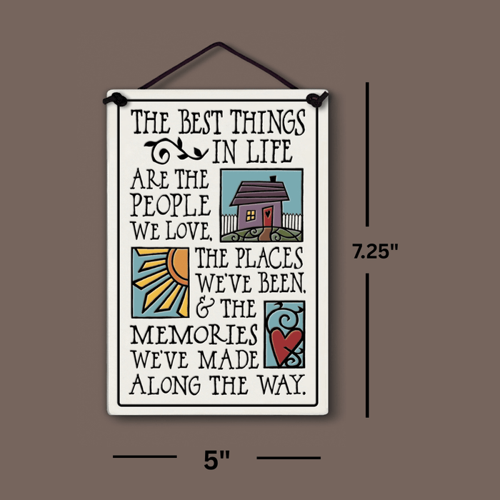 Ceramic Tile - People Places Memories - D-518