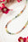Revolution 17-19" Moonstone, Carnelian, Gossular Garnet Collage Necklace