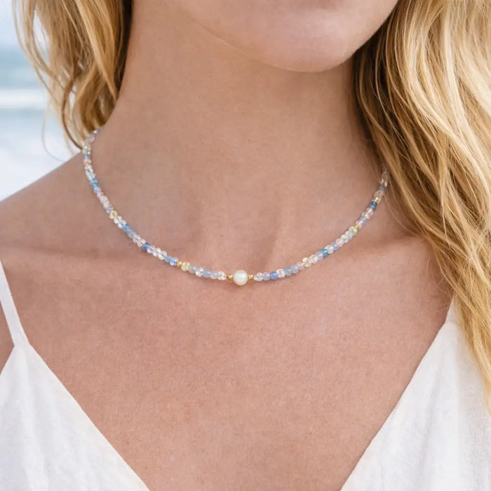 Necklace - Ocean Mist Pearl Vibes