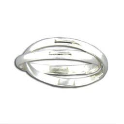 Ring - Double Rolling Ring : Sterling Silver / 6