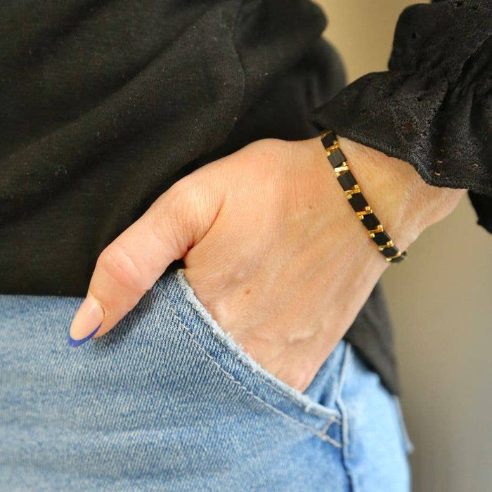 CELEBRITY - Tila Bead Bracelet | Single: 6.50 Inches - M