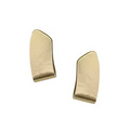 Earrings - Folded Arc Posts - Brass