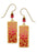 Earrings - GP Floral Design Over Pink