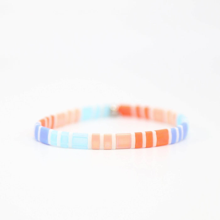 CORAL COVE - Tila Bead Bracelet: 6.50 inches - M