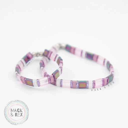 PURPLE HAZE - Tila Bead Bracelet | Single: 6.50 Inches - M