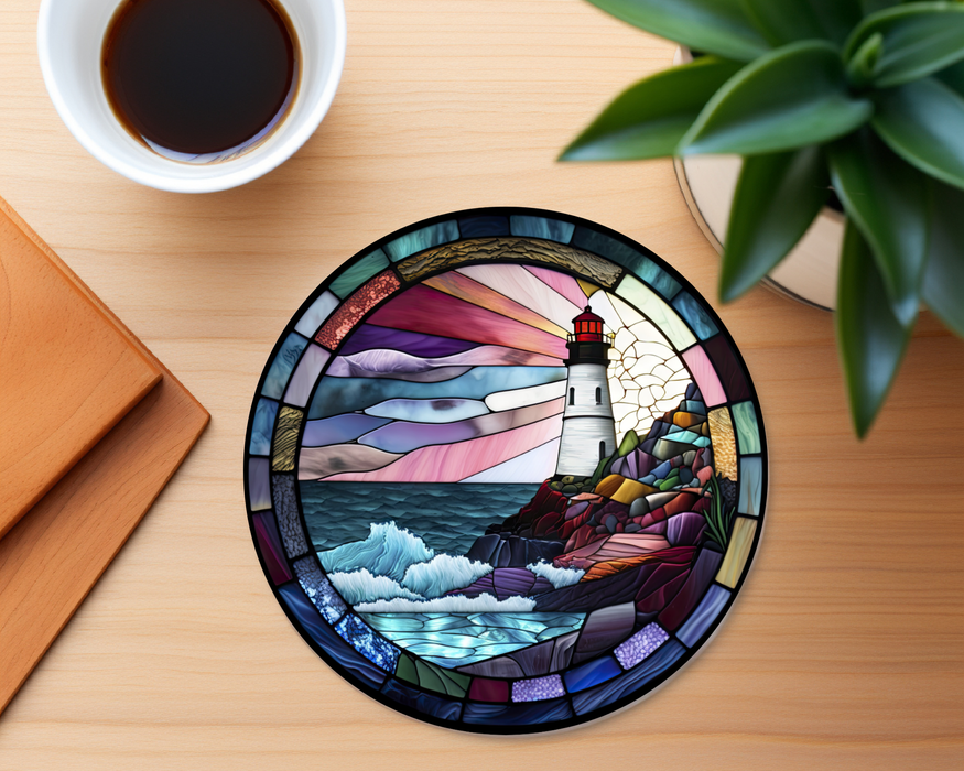 Coaster - Lighthouse Ceramic Coaster - FC