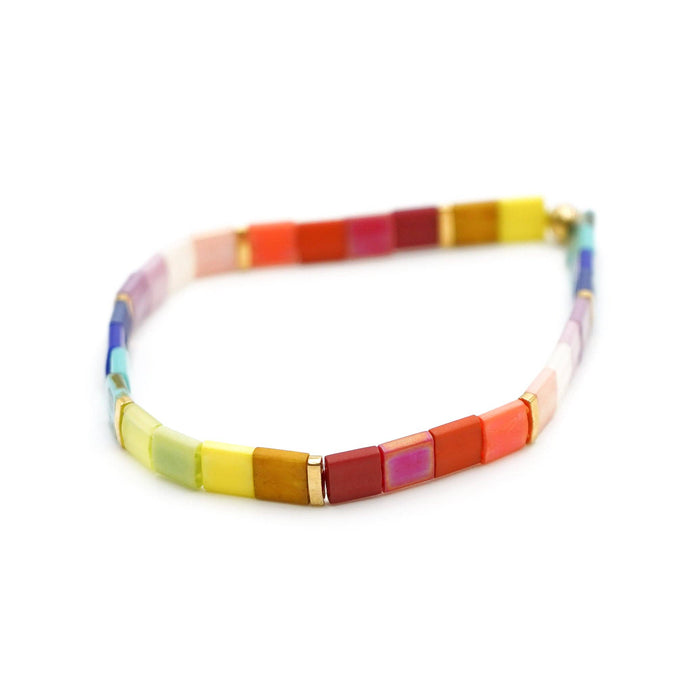 SPECTRA - Tila Bead Bracelet: 6.50 inches - M
