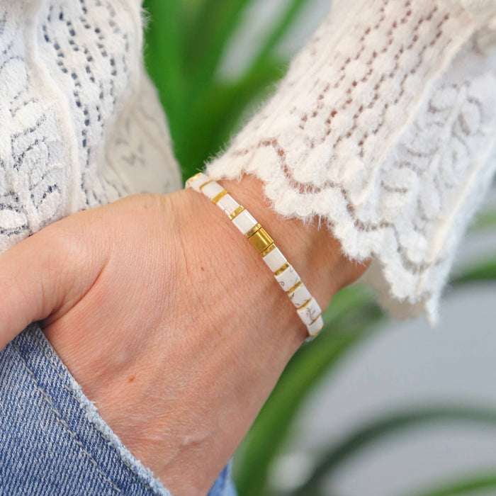 CARRERA - Tila Bead Bracelet | Single: 6.50 Inches - M
