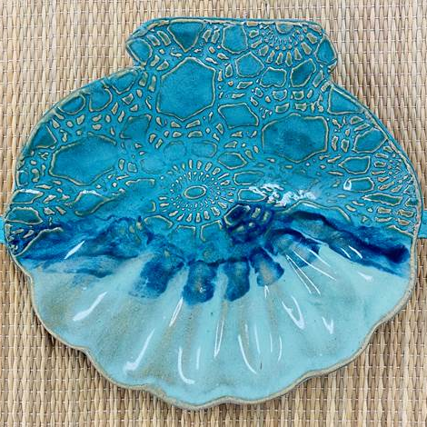 Small Shell Tray - Ocean Heirloom Lace