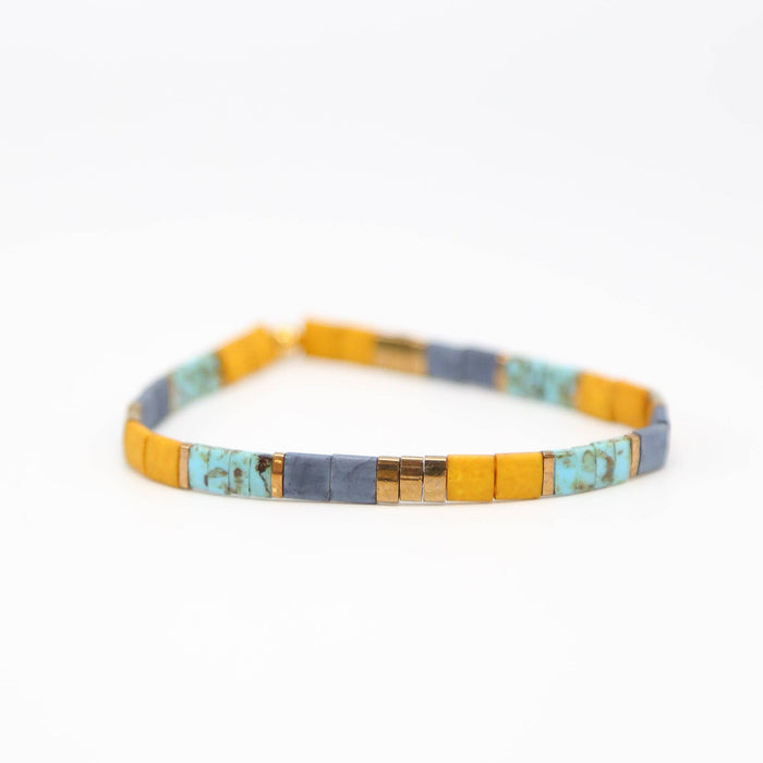 HUDSON - Tila Bead Bracelet: 6.50 inches - M