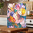 Tempered Glass Cutting Board: Floral - 8x11