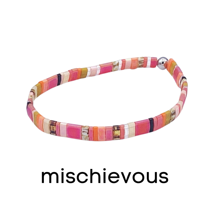 SALTY - Tila Bead Bracelet | Single: 6.50 inches - M
