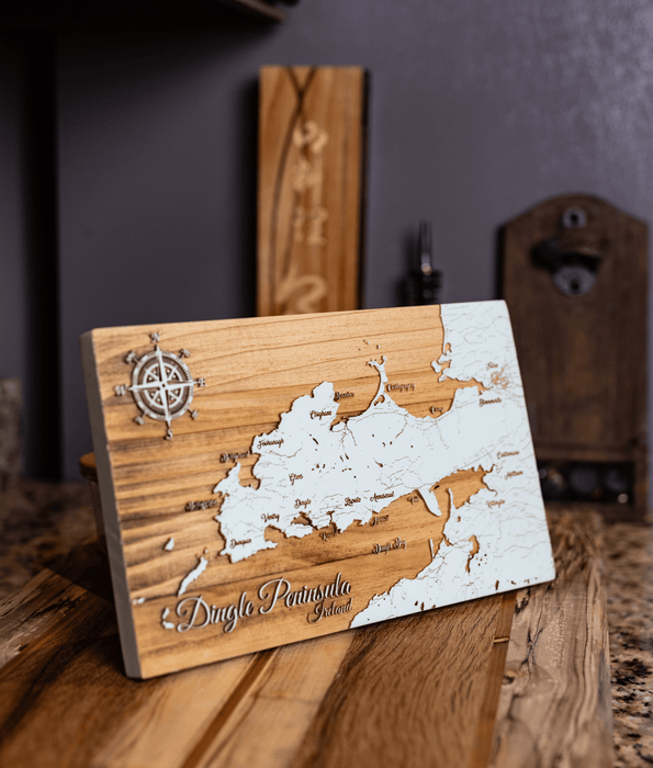 Custom: Engraved Map Dennis Port: Island Oasis / Small (11.25" x 19")