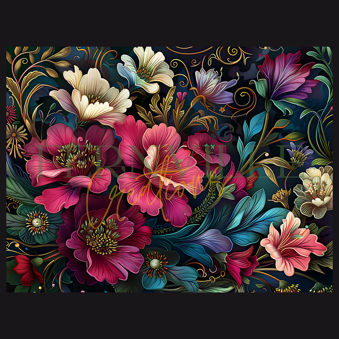 Tempered Glass Cutting Board: Natures Painting - 8X11