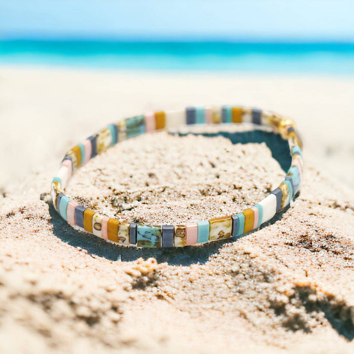 ROAD TRIP - Tila Bead Bracelet - Sizes 5.75-8.50: 6.50 Inches - M