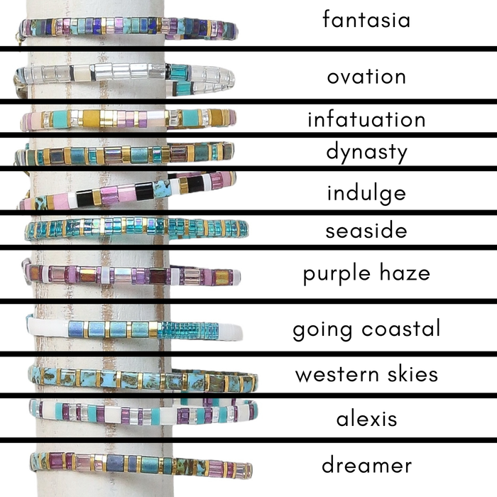 INFATUATION - Tila Bead Bracelet: 6.50 inches - M