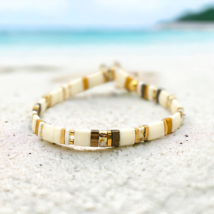 EGYPT - Tila Bead Bracelet | Single: 6.50 Inches - M