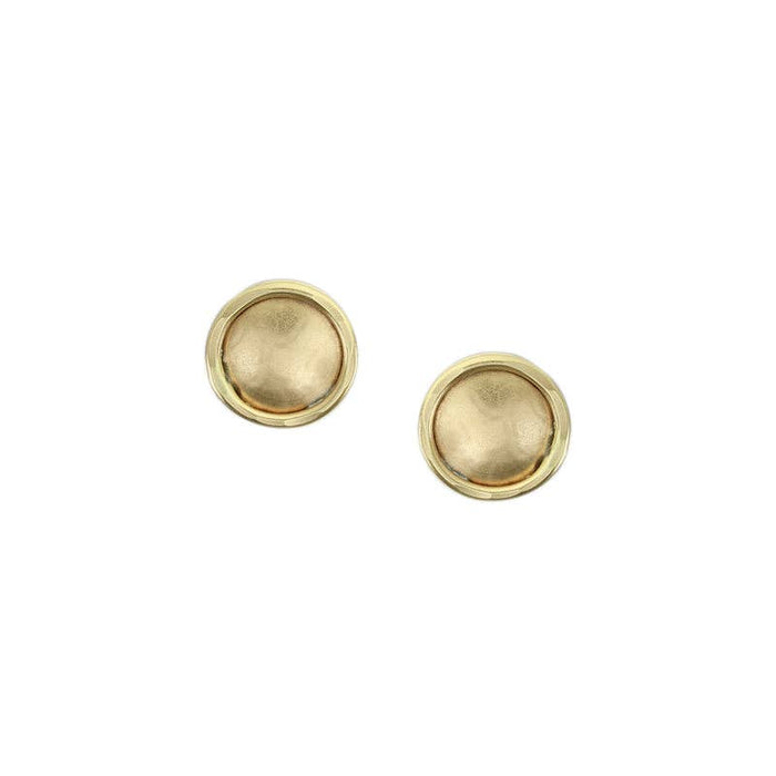 Small Button Post Earrings