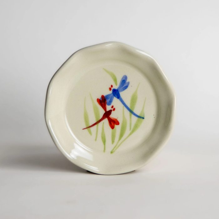 Oil Dipping Dish - Dragonfly