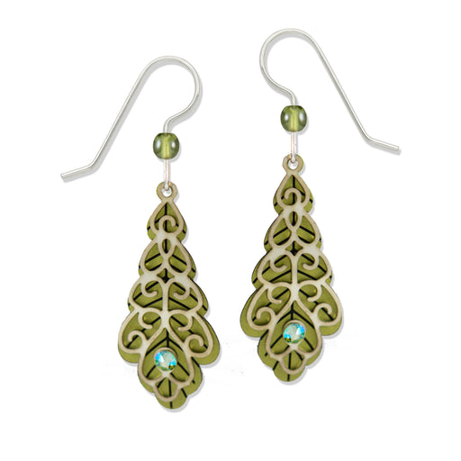 Two Part Filigree Leaf