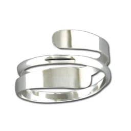 Ring - Double Bypass Ring : Sterling Silver / 7