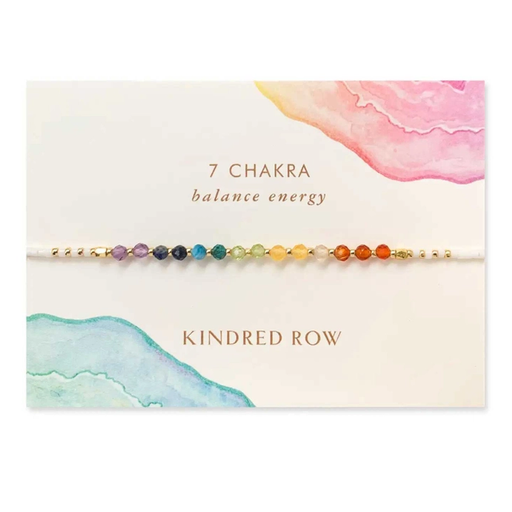 Healing Bracelet - Chakra Rainbow - White - KR