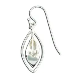 Earrings - Sterling Silver - Lily Vase - L13-ss