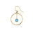 Earrings - Gold Filled - White Opal Dangle - C14-gf-w