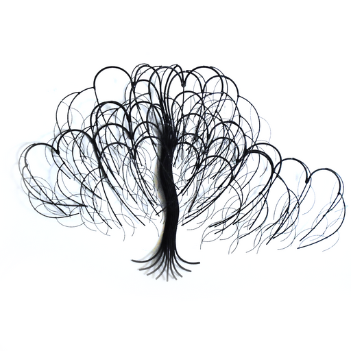 Metal Wall Tree - November - Black