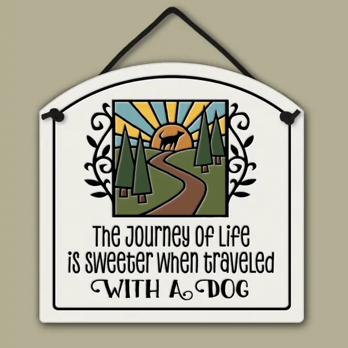 Tile - Small Arch - Journey/Dog - 1288