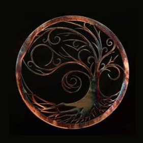 Enchanting Starry Night Tree of Life - Copper River - 15"