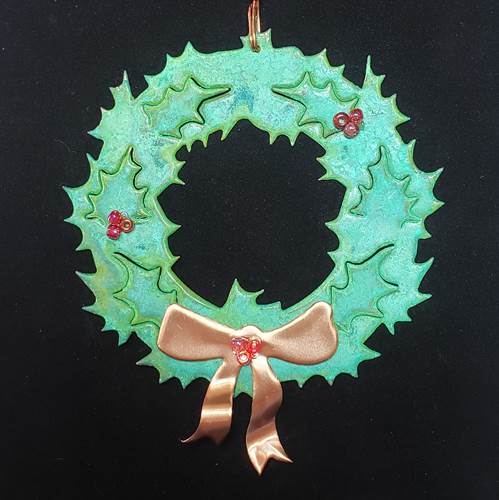 Ornament - Wreath - w-69