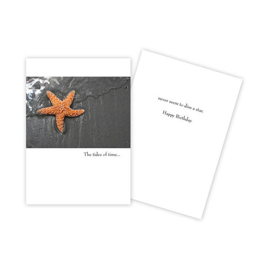 Notecard - Birthday - Starfish - 0038