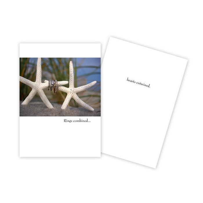 Notecard - Wedding - Pair of Starfish - 0429