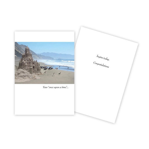 Notecard - Wedding - Sand Castle - 0445