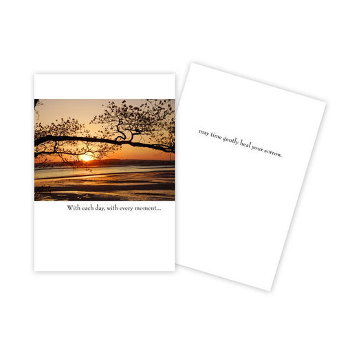 Notecard - Sympathy - Sunset Over Lake - 0573