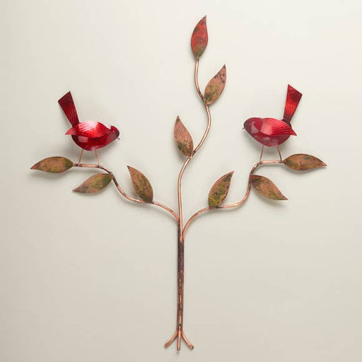 Bird in Tree - Double - Red