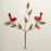 Bird in Tree - Double - Red