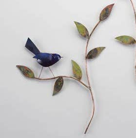 Bird in Tree - Single - Blue